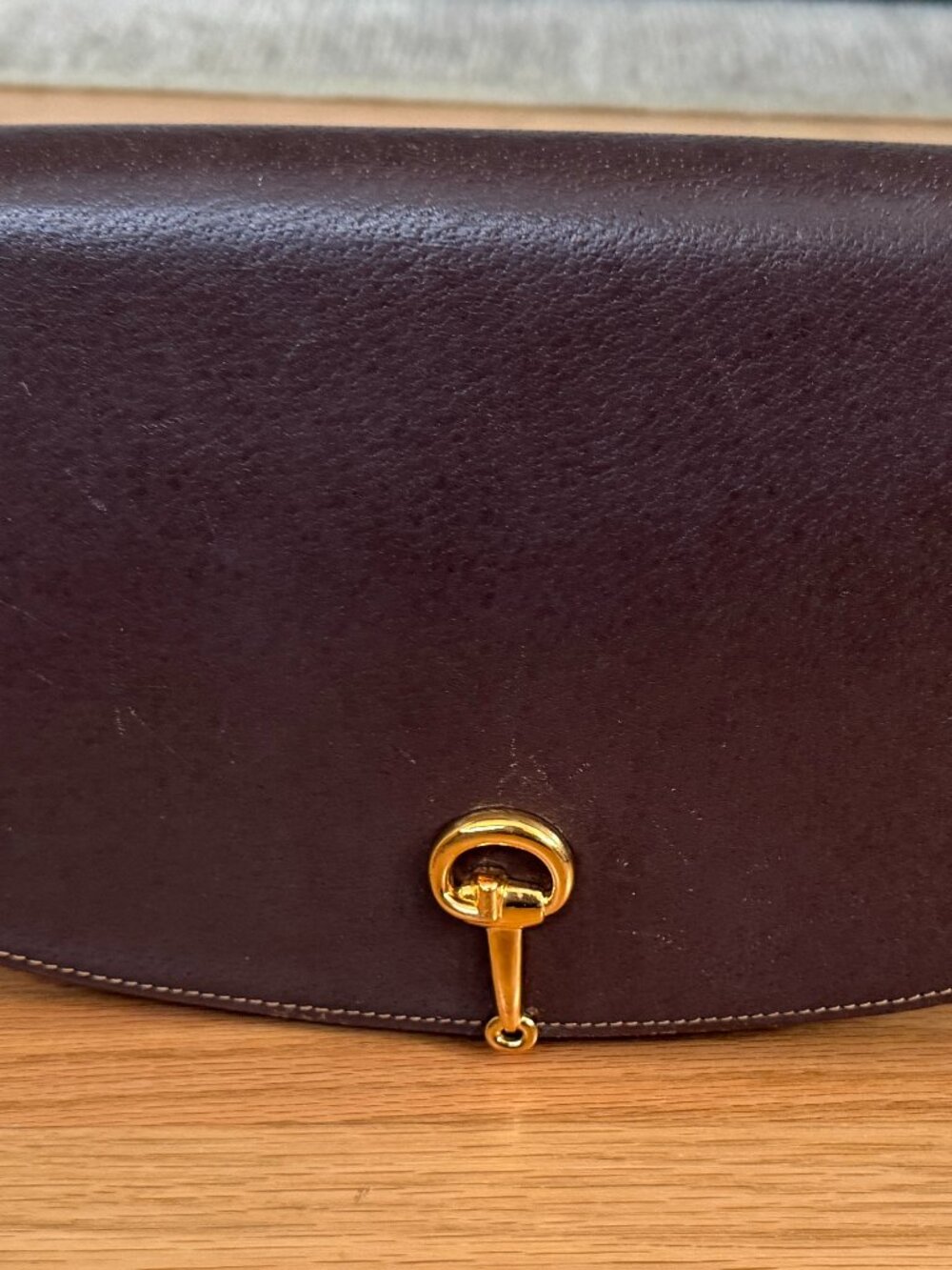Gucci - Chocolate Brown Leather Shoulder Bag